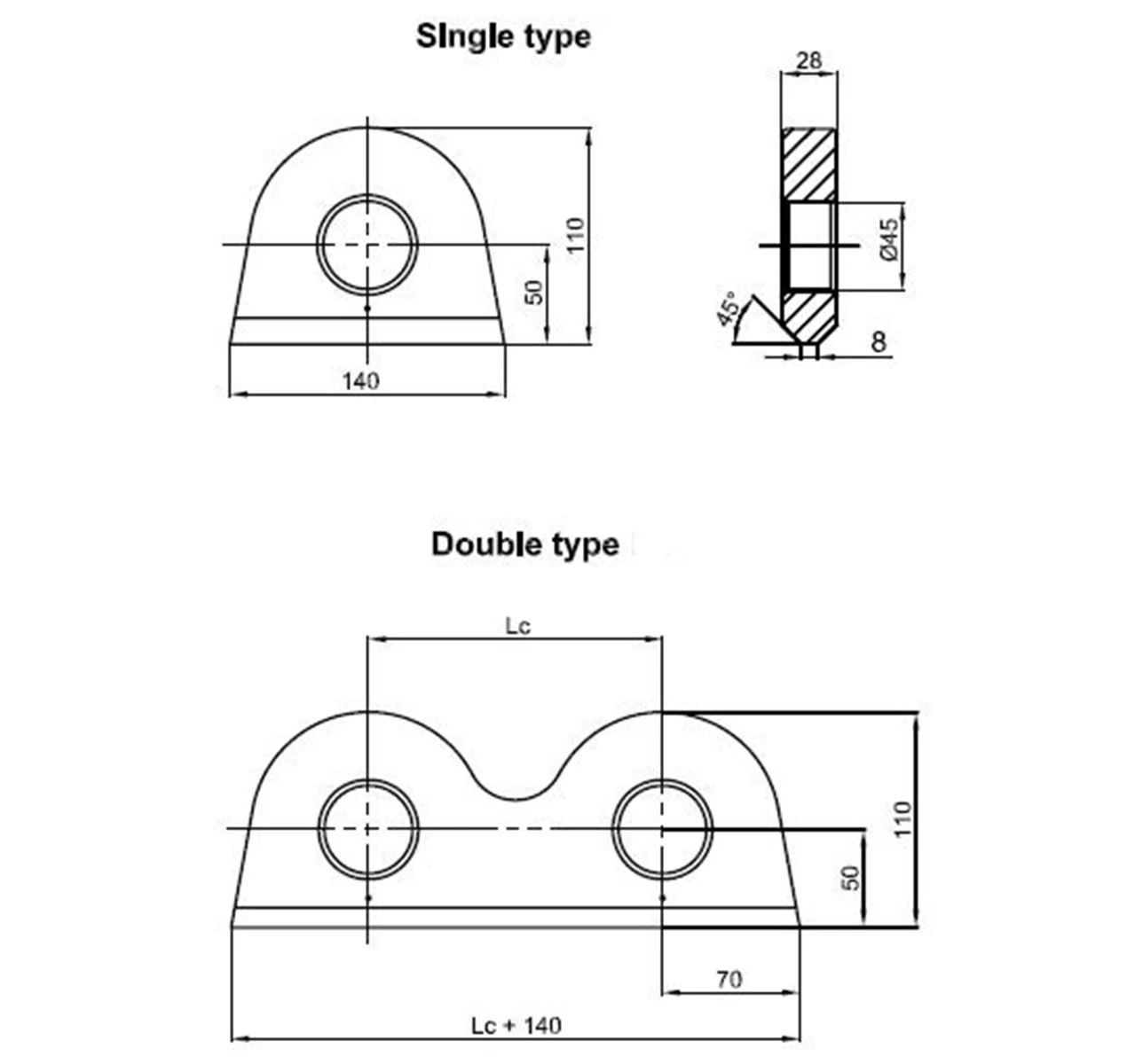 Drawings of container lashing plate