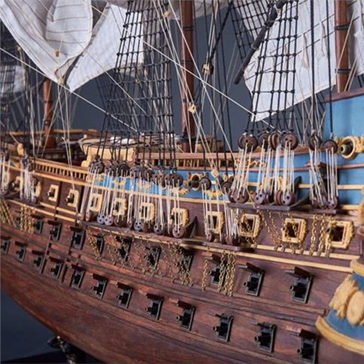wooden model details